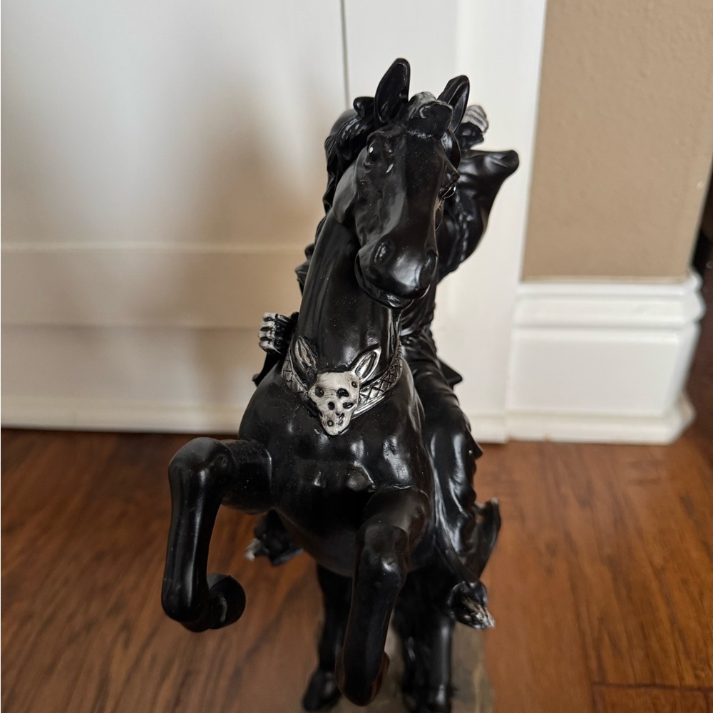 Haunted Living Lighted Reaper on Horse 13in - Picture 7 of 11
